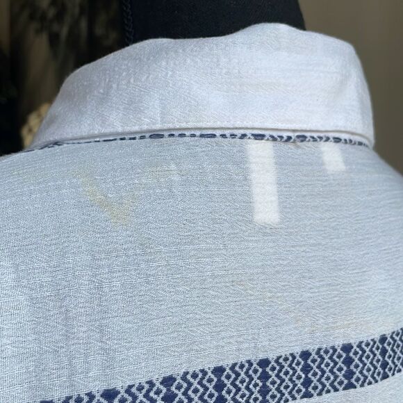 NWT cotton button down long sleeve shirt size M - Picture 6 of 9